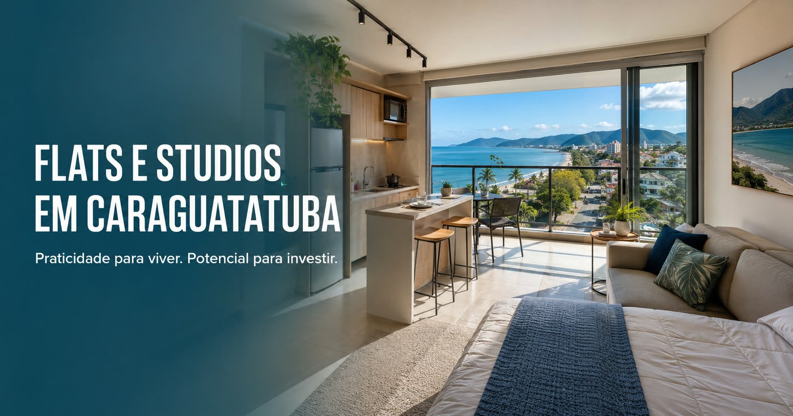 Flats e Studios em Caraguatatuba - praticidade para viver, potencial para investir