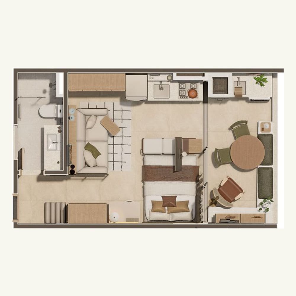 Planta Studio 32m² Final 10